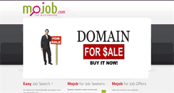 Desktop Screenshot of mojob.com